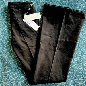 NWT Stella McCartney Black Rinse High 70s Style Flare Leg Jeans